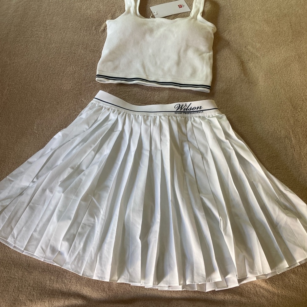 Wilson White Tennis Skirt